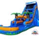 Tropical Palm Tree Inflatable Water Slide