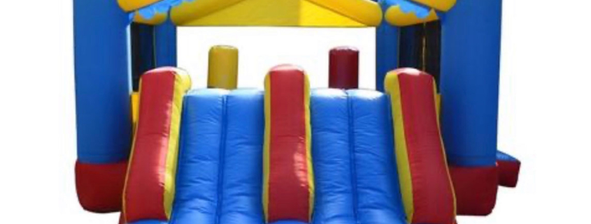 Bouncy House Double Slide Game