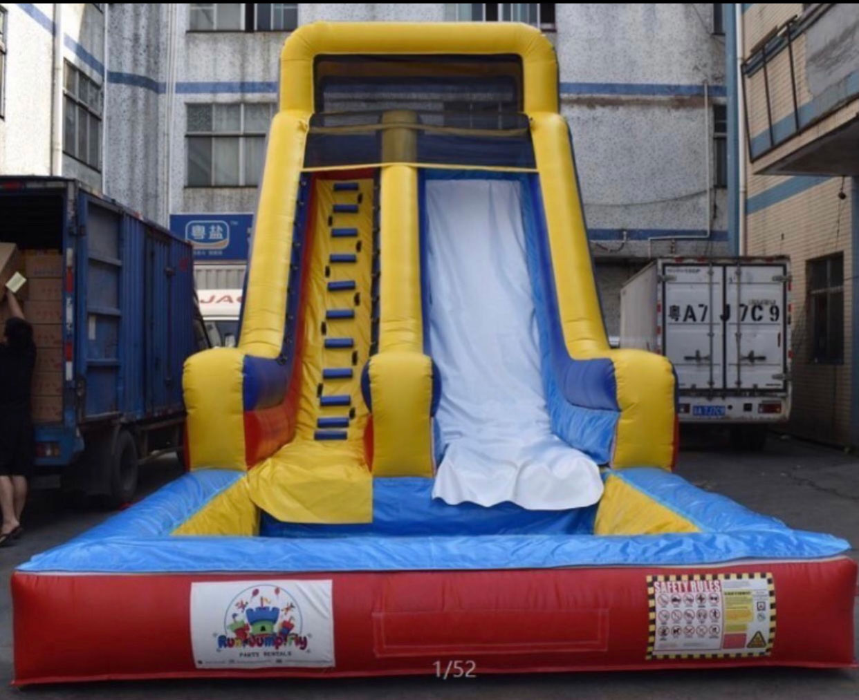 Commercial Water Slide Run Jump Fly Party Rentals