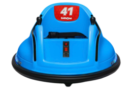 6V Racer Toy Electric Ride On Bumper Car Blue