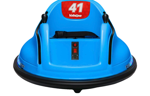 6V Racer Toy Electric Ride On Bumper Car Blue