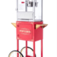 8oz Red Canadian Popcorn Machine With Stand