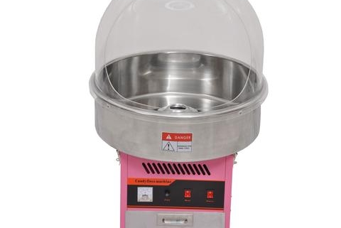 Pink Electric Cotton Candy Machine With Dome