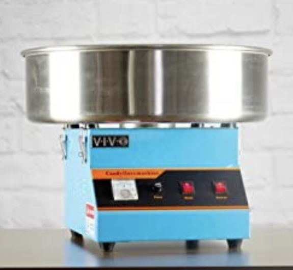 Blue Electric Cotton Candy Machine Run Jump Fly Party Rentals